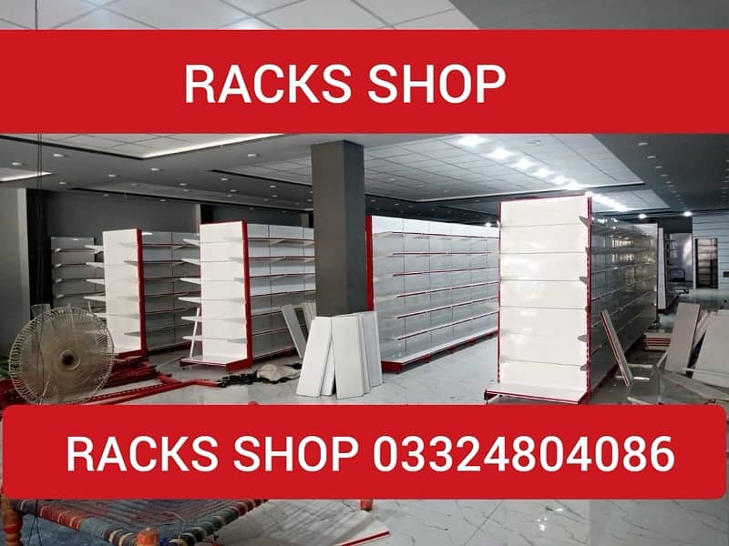 Wall Racks/ Store Racks/ Gondola Racks/ shopping trolleys/cash counter 7