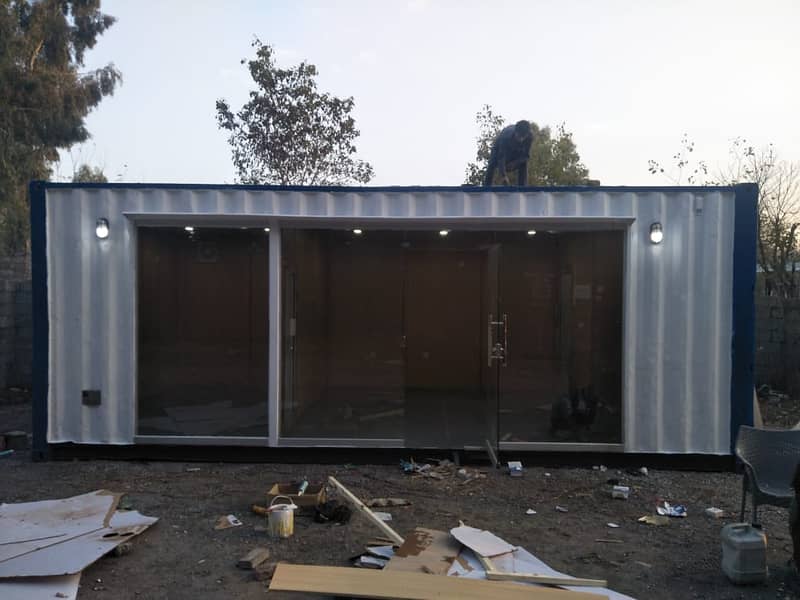 site offie container office prefabstructure portable cafe container 8