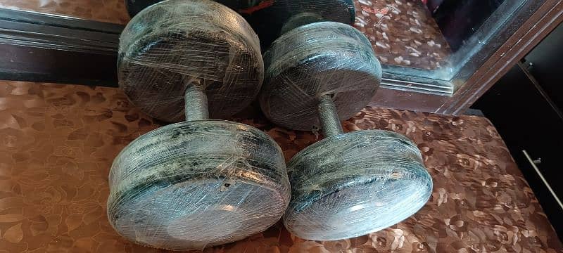 22 Kgs Rubber Dumbbells Commercial HD Quality For Sale 4