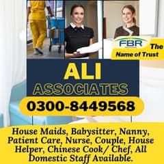 pattient care,maids,helper,cook,driver