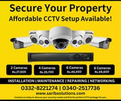 Discount Offer! Complete CCTV Packages For Your Place.