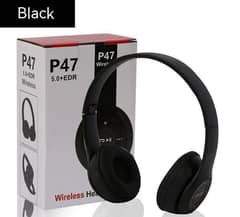 Wireless stereo Headphones, Black