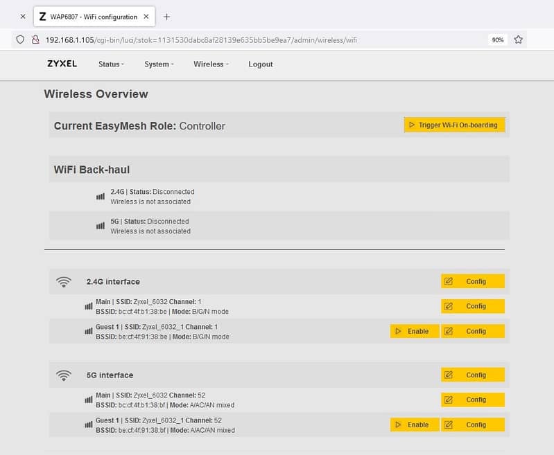 zyxel ac2100 mbps wifi router 6