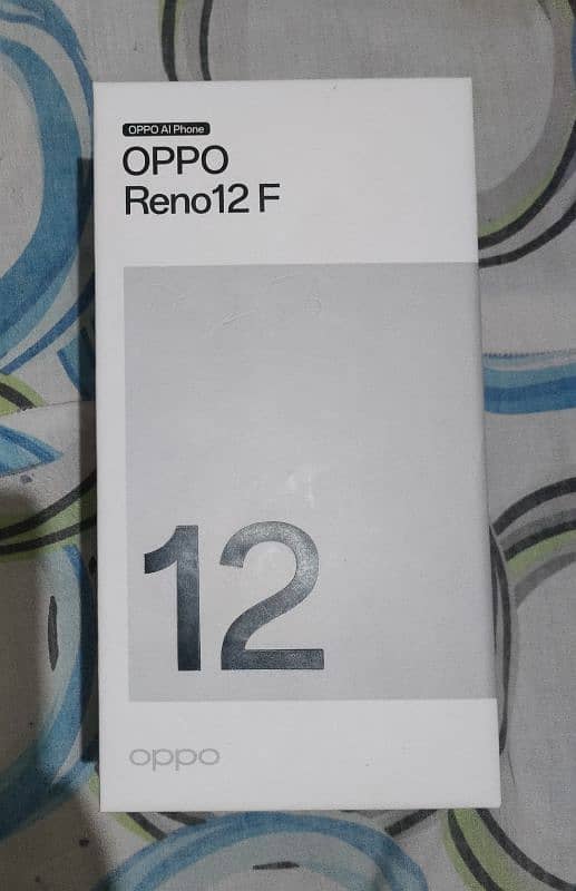 Bnand New OPPO Reno 12F 4G (8/256) Dabba Pack 0