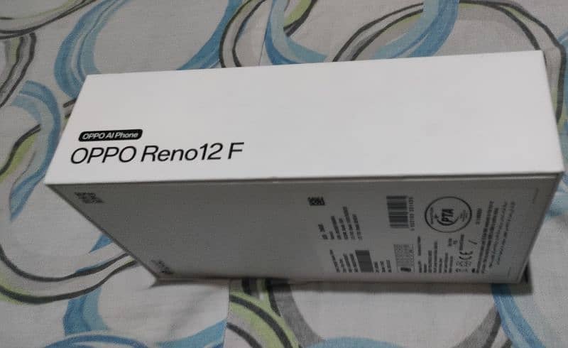 Bnand New OPPO Reno 12F 4G (8/256) Dabba Pack 1