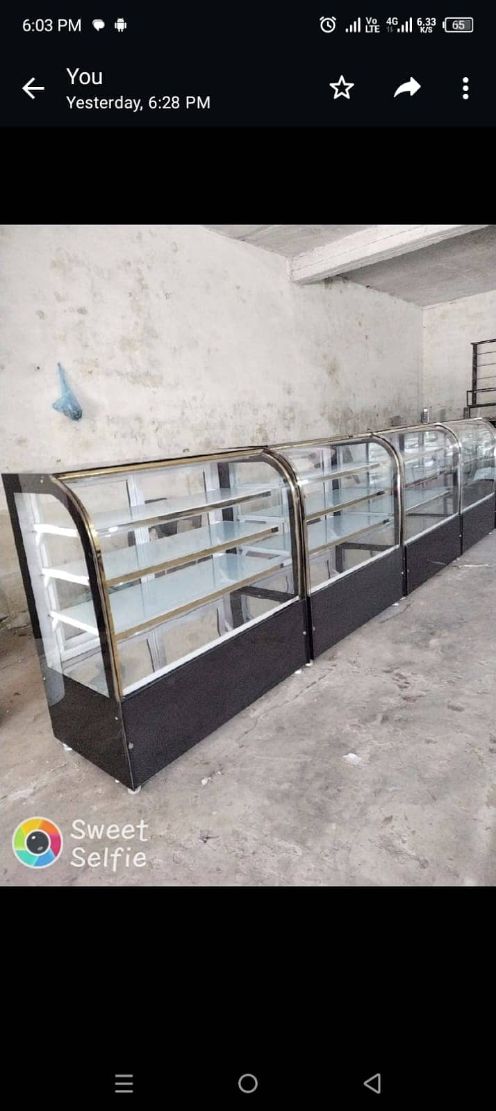 display counter / bakery counter/ cake counter /cake chillar 7