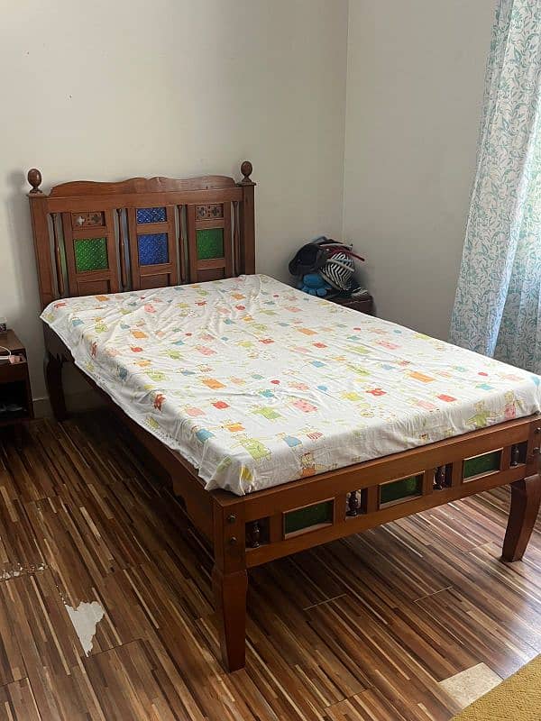 Antique Teak Bed 0