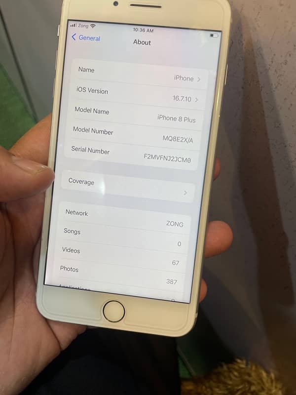 I phone 8 plus pta approved  urgent sale 4