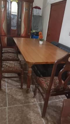 Dinning table with 8 chairs