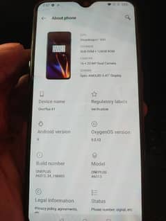 OnePlus 6T urgent sale