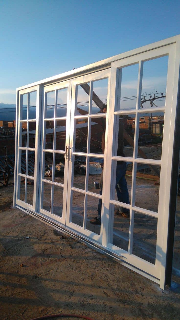 aluminium window/upvc door/glass work/partition/upvc window/cabine 4