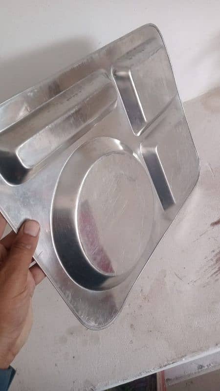 stainless steel serving trays 100% non magnetic 1