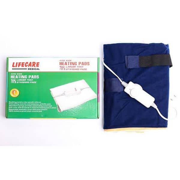 HEATING PAD (NEW) Life Care (Size 30x60cm) Electrical (Box Packed) 1