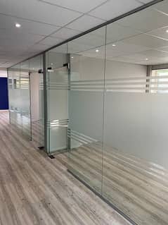 Glass office cabine/glass partition/glass work/glass office partition