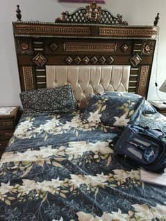 King Size Bed with side Tables