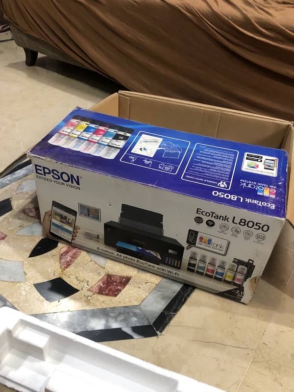 Epson printer  model L8050 Brand new condition bht kam used hai 6