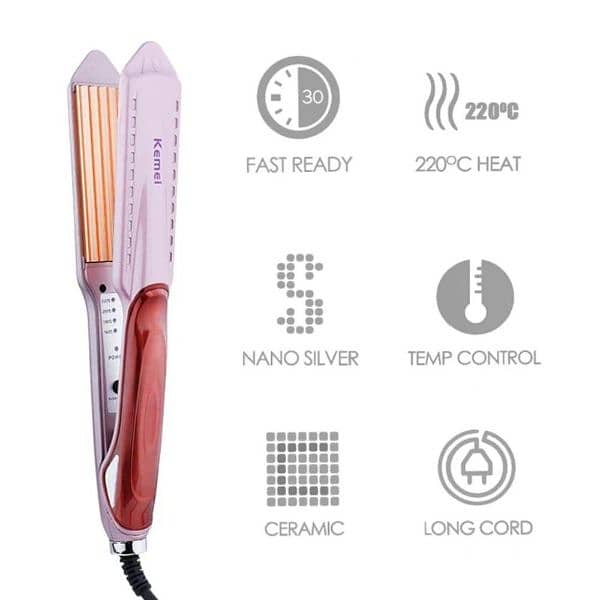 KM-471 Hair straightener 1