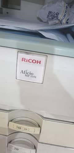 Ricoh MP3351 black colour print urgent sale