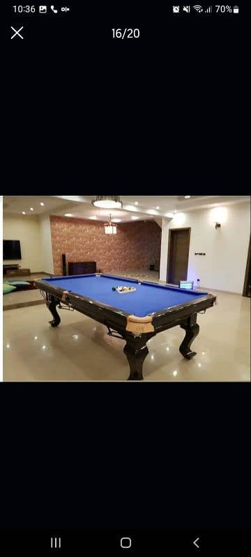 Snooker , Football Game , Foosball , Pati , Ludo , Chess ,Caroom Board 8