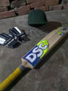 Hard Ball DC bat, Gloves, Helmet 10/9.5 used 3 times only