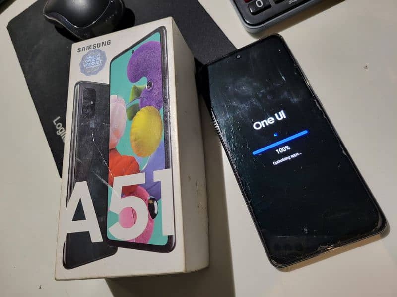 Samsung A51 with box (Shaded) 2