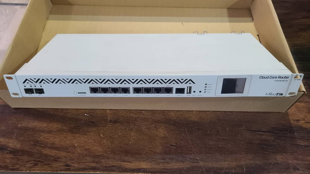 MikroTik Routerboard  CCR1036-8G-2S+ With 2 SFP+ Ports  (Box) 1