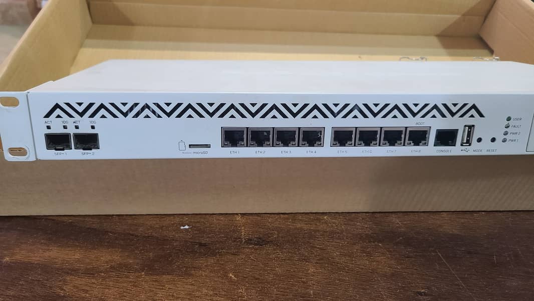 MikroTik Routerboard  CCR1036-8G-2S+ With 2 SFP+ Ports  (Box) 3