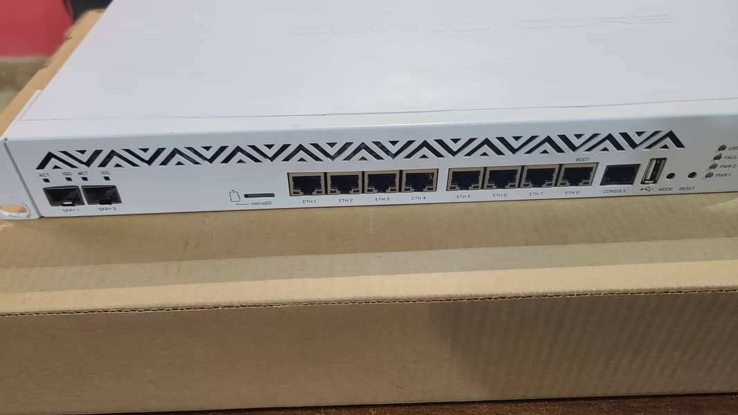 MikroTik Routerboard  CCR1036-8G-2S+ With 2 SFP+ Ports  (Box) 6