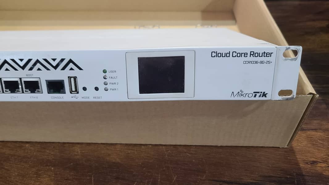 MikroTik Routerboard  CCR1036-8G-2S+ With 2 SFP+ Ports  (Box) 12