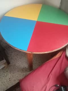 kids table with four chairs