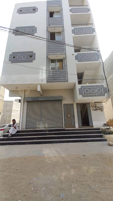 3 room cornor flat for sale 31G Allah Wala town Korangi crossing 6