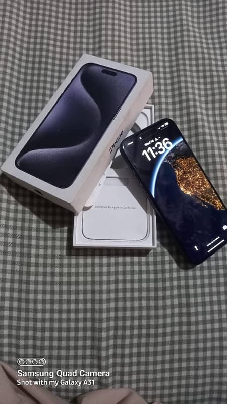 iPhone 15 pro max 256gb pta Approved dual physical Hk 0