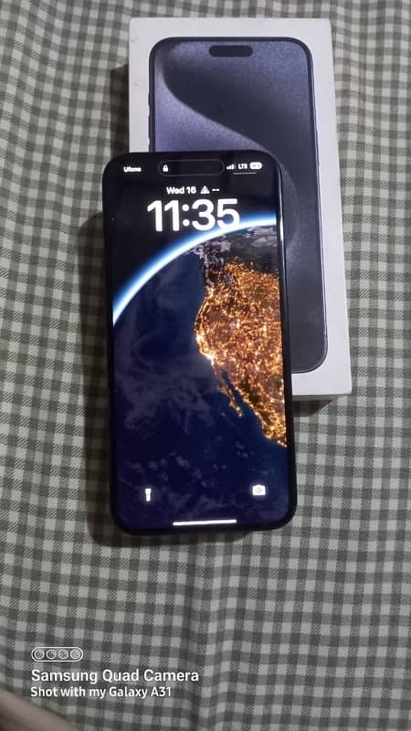 iPhone 15 pro max 256gb pta Approved dual physical Hk 3