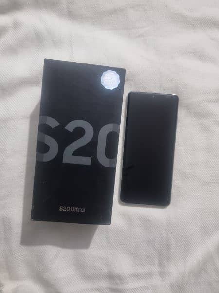 Samsung s20 ultra with box PTA approved 2