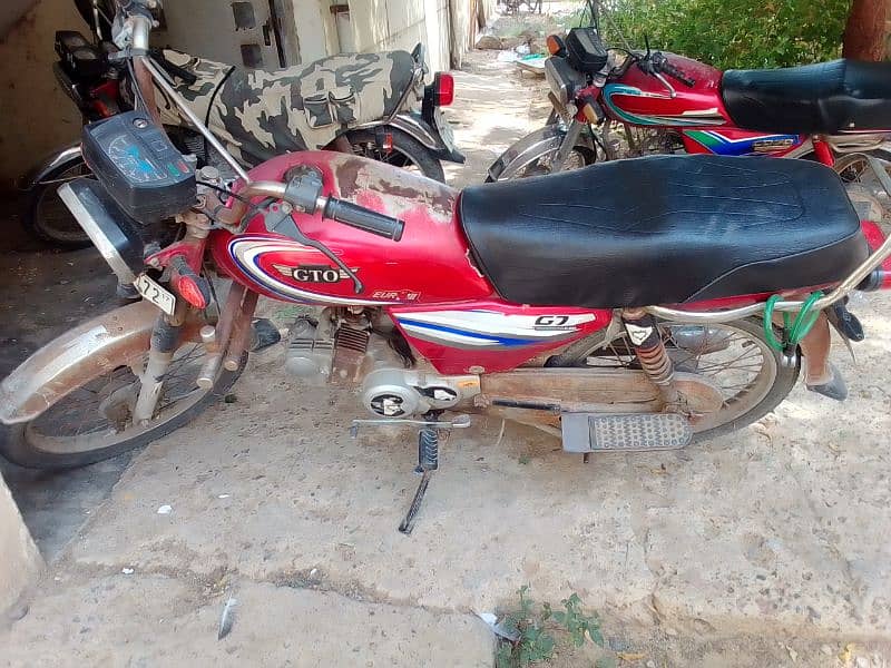 Motorcycle GTO-70CC is available for sale 3