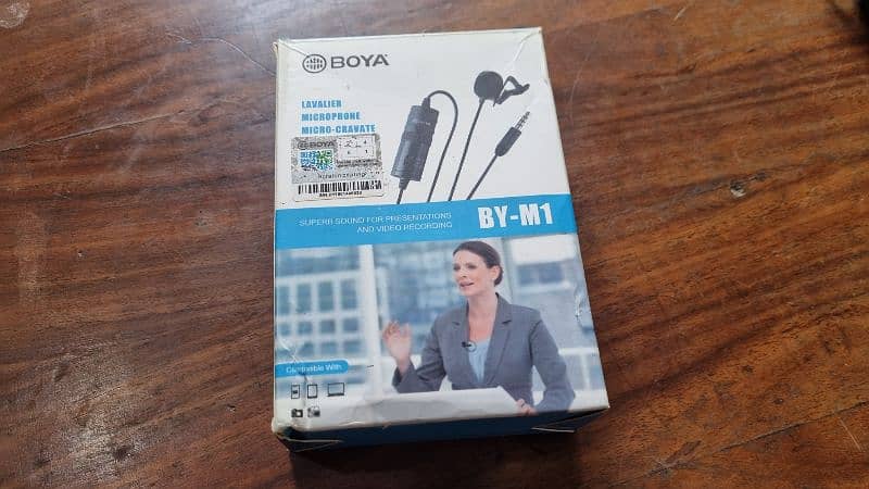 Boya BY-M1 Lavelier Mic with Complete BOX and Everything 2