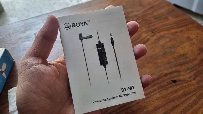 Boya BY-M1 Lavelier Mic with Complete BOX and Everything 8