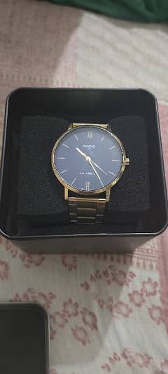 Casio golden slim watch made in Japan