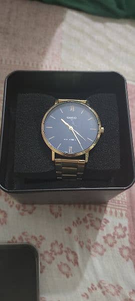 Casio golden slim watch made in Japan 0