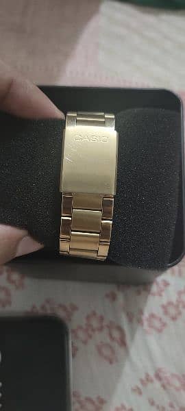 Casio golden slim watch made in Japan 2