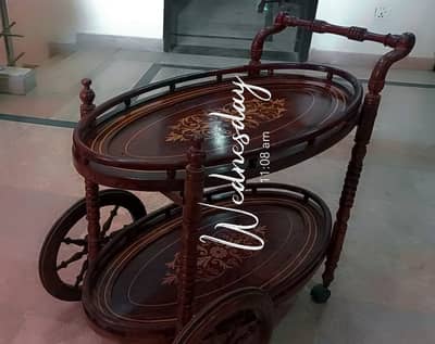Wooden Tea Trolley Brand New Condition