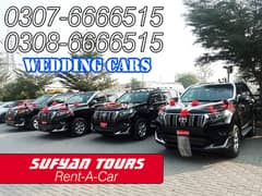 WEDDING CAR RENTAL PRADO, AUDI A6, V8, FORTUNER, LIMO RENT A CAR