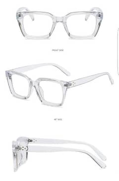 Transparent Frame Sunglasses