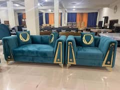 5 Seater Sofa set Poshish sofa set Velvet sofa set Modren sofa