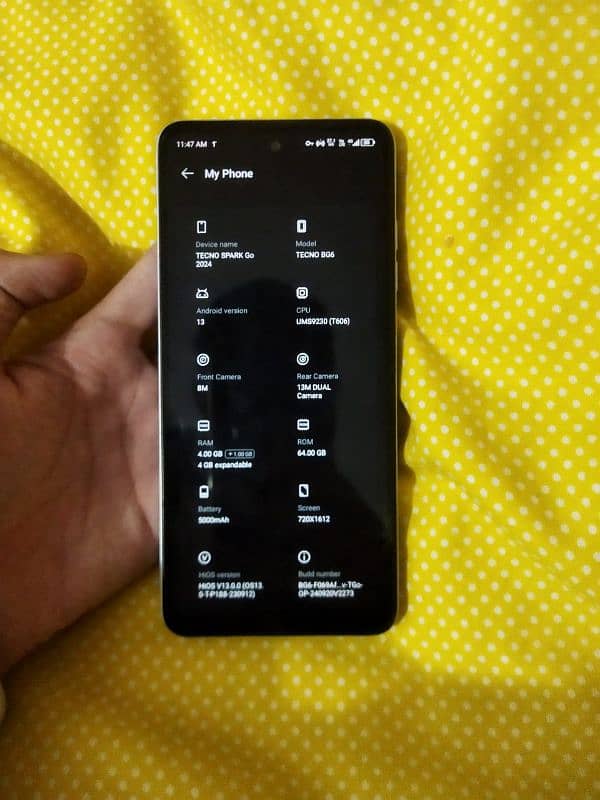 اسلام علیکم یہ موبائل ہے TACNO SPARK GO 2024 جس نے لینا ہے رابطہ کریں 6
