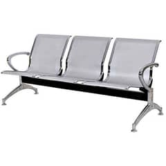 3 seater  Steel Bench sofa Steel 10/10 condition