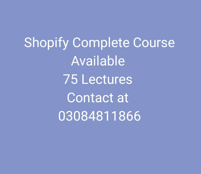 Shopify Complete Course 0