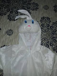 Rabbit (bunny) costume for sale age 7-8.