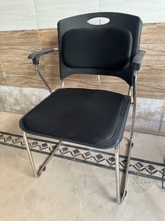 chrome finish chair 0