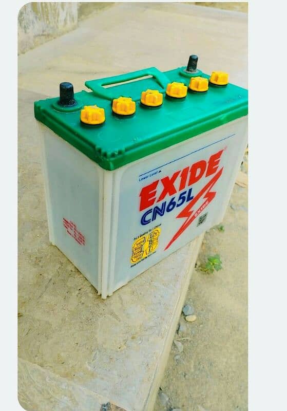 Exide battery All okay like new 0